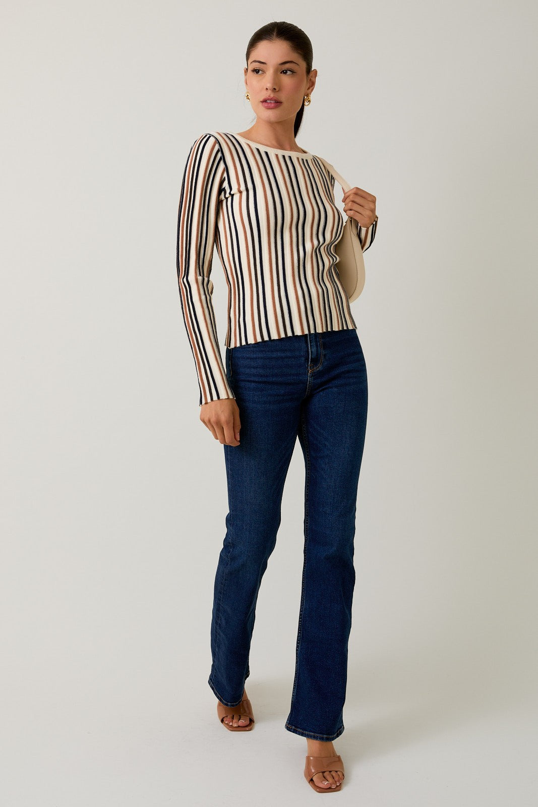 PRE ORDER 10/01 Fall for me <3 Striped knit top