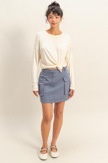 Rachel’s Round Neck Long Sleeve Top - Soft Rayon Blend