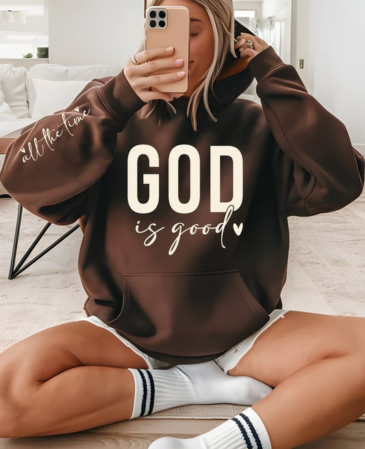 God is Good all the time Graphic Hoodie Sweatshirt - Comfortable & Stylish