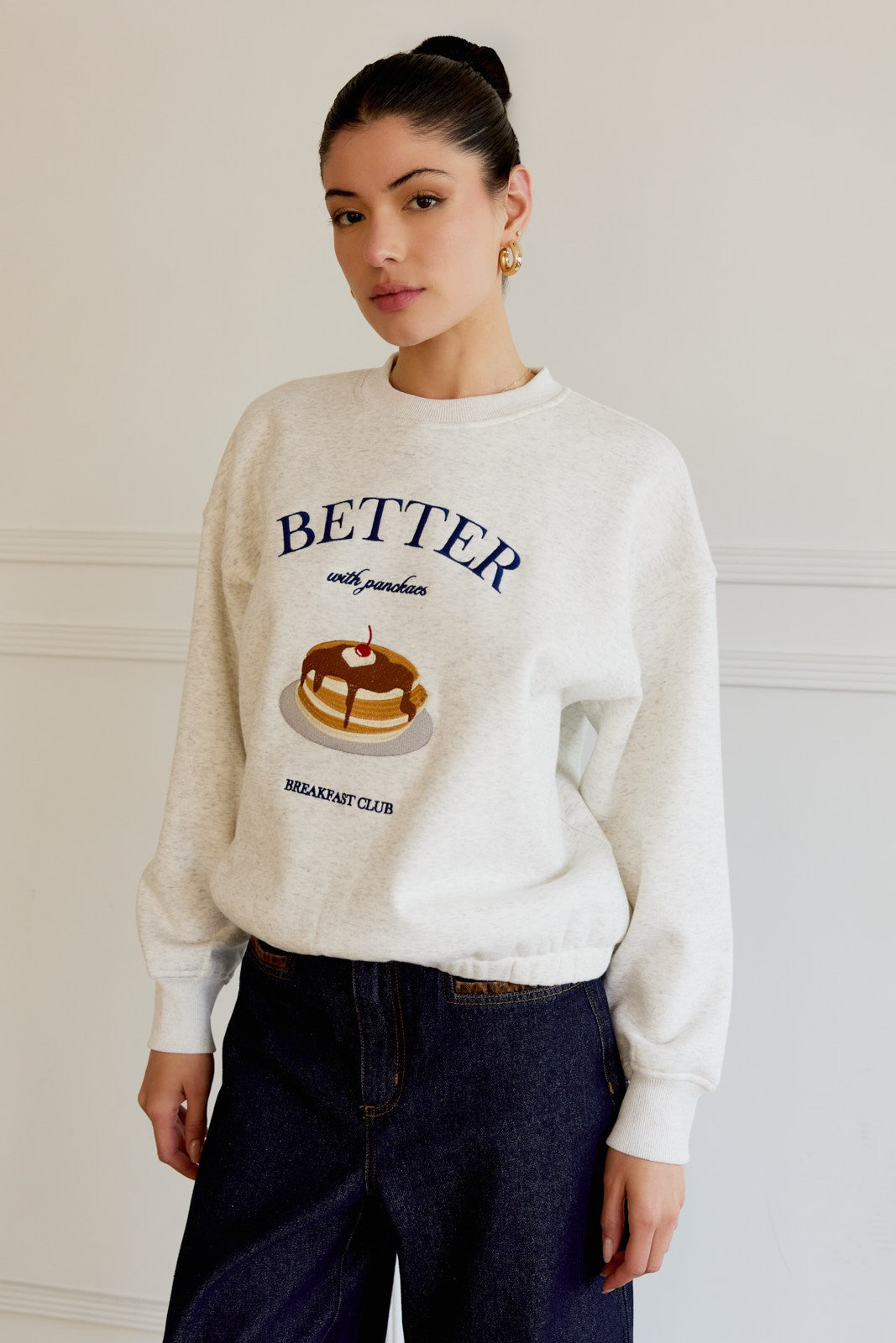 Better with Pancakes sweatshirt