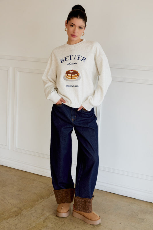 Better with Pancakes sweatshirt